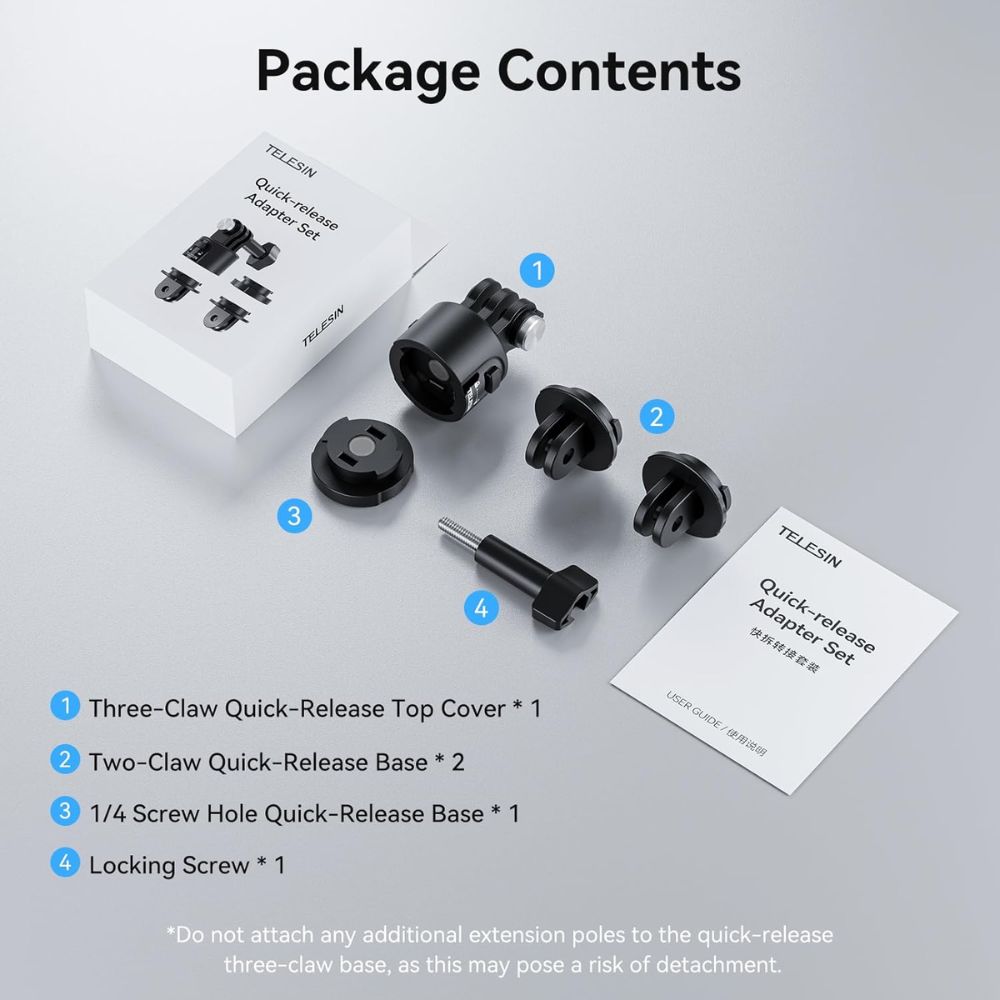 TELESIN ElectronGeek Mount Adapter Base for GoPro Accessories