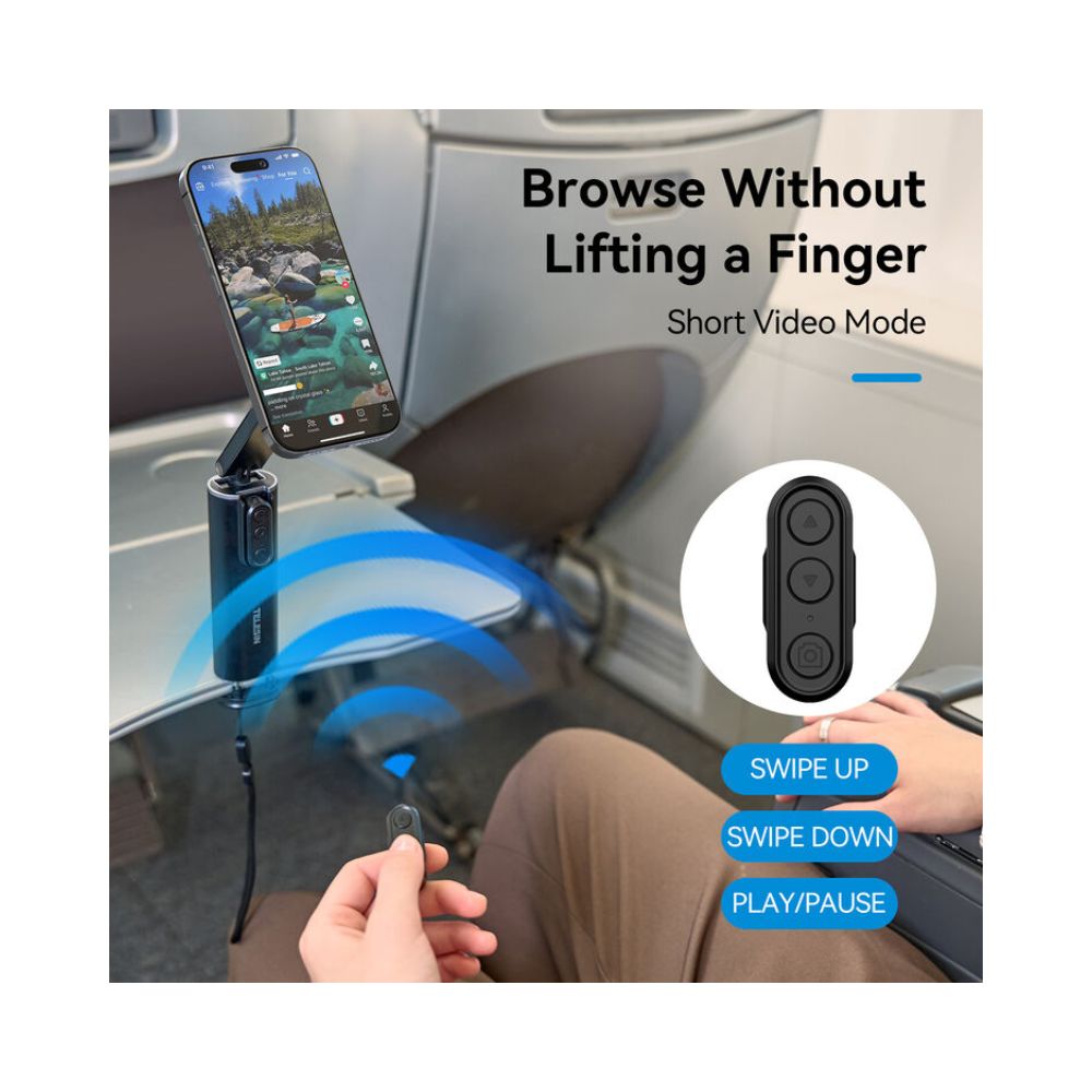 TELESIN Travel Phone Holder with Magnetic Phone Mount