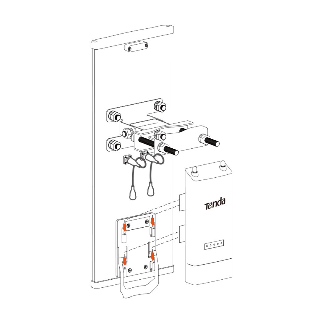 Tenda ANT16-5G120 16dBi 5GHz Dual Polarity Sector Antenna