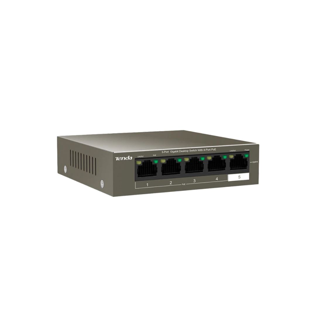 Tenda TEG1105P-4-63W 5-Port Gigabit PoE+ Switch