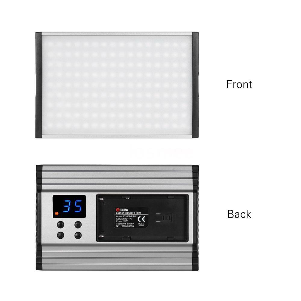 Tolifo PT-15B PRO II 15W LED Panel Light