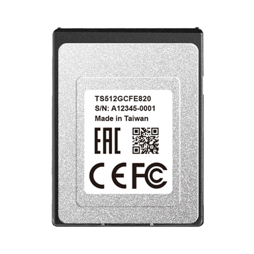 Transcend 512GB CFexpress 820 Type B Memory Card
