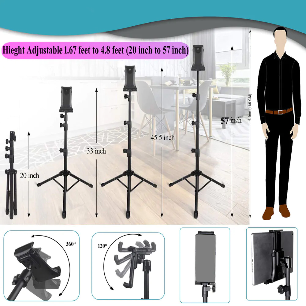 Tripod Stand For Mobile and Tablet