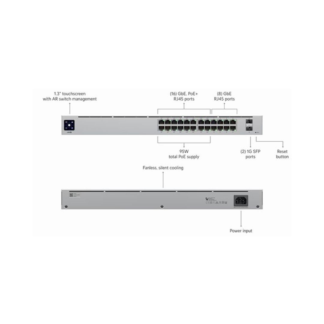 Ubiquiti UniFi Switch 24 PoE Gen2 (USW-24-POE)