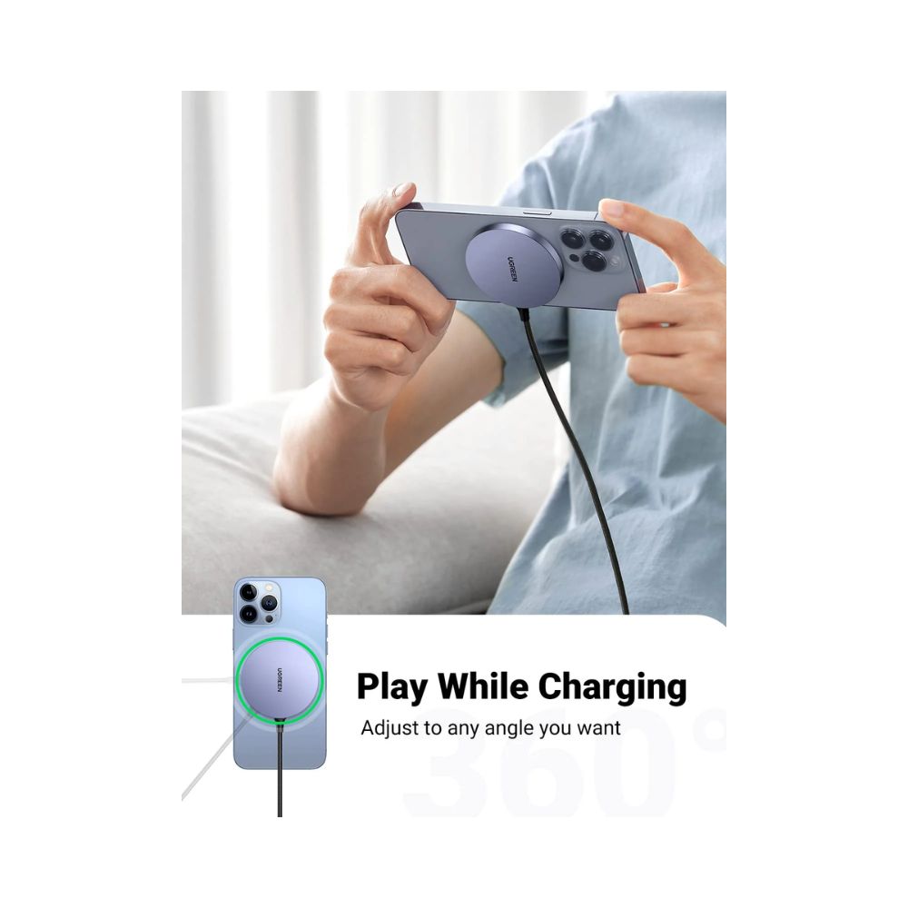 UGREEN 15W Magnetic Wireless Qi Charger