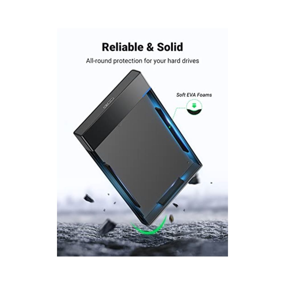 UGREEN 2.5 Inch Hard Drive Enclosure SATA HDD Caddy External USB 3.0 Hard Disk Case