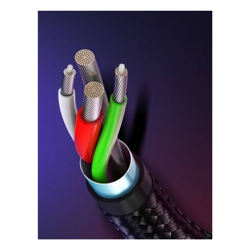 UGREEN 2 IN 1 USB-A to Micro-USB + USB-C Braided Cable Fast Charge