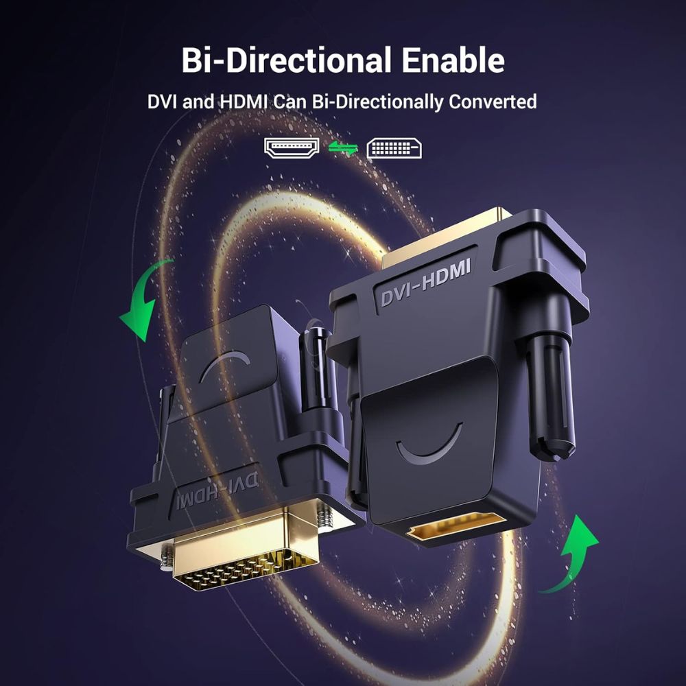 Ugreen 20124 DVI 24+1 Male to HDMI Female Adapter Visit the UGREEN Store