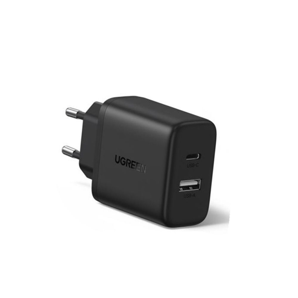 UGREEN 20W Dual-Port USB-A + USB-C Smart &amp; Fast Charger