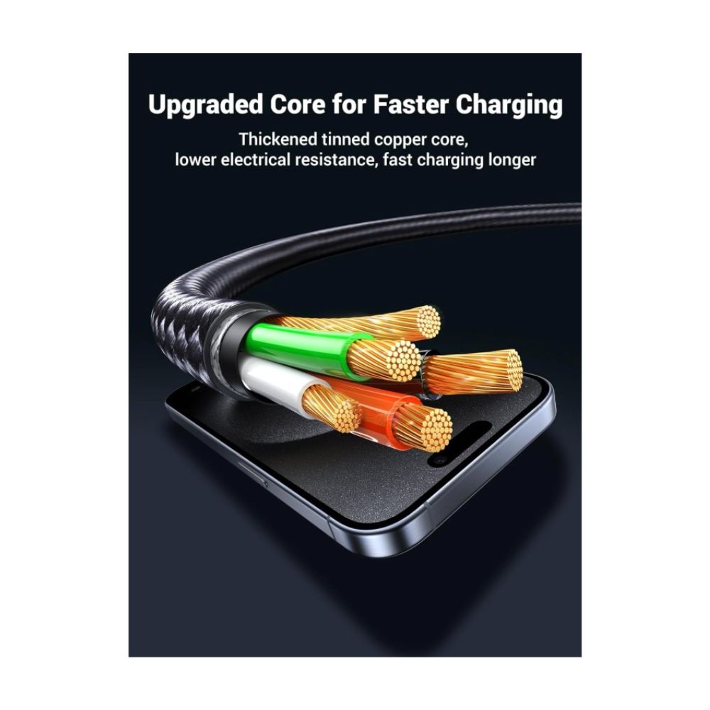 UGREEN 35087 2-in-1 100W PD Fast Charging Cable (1.5 Meter)