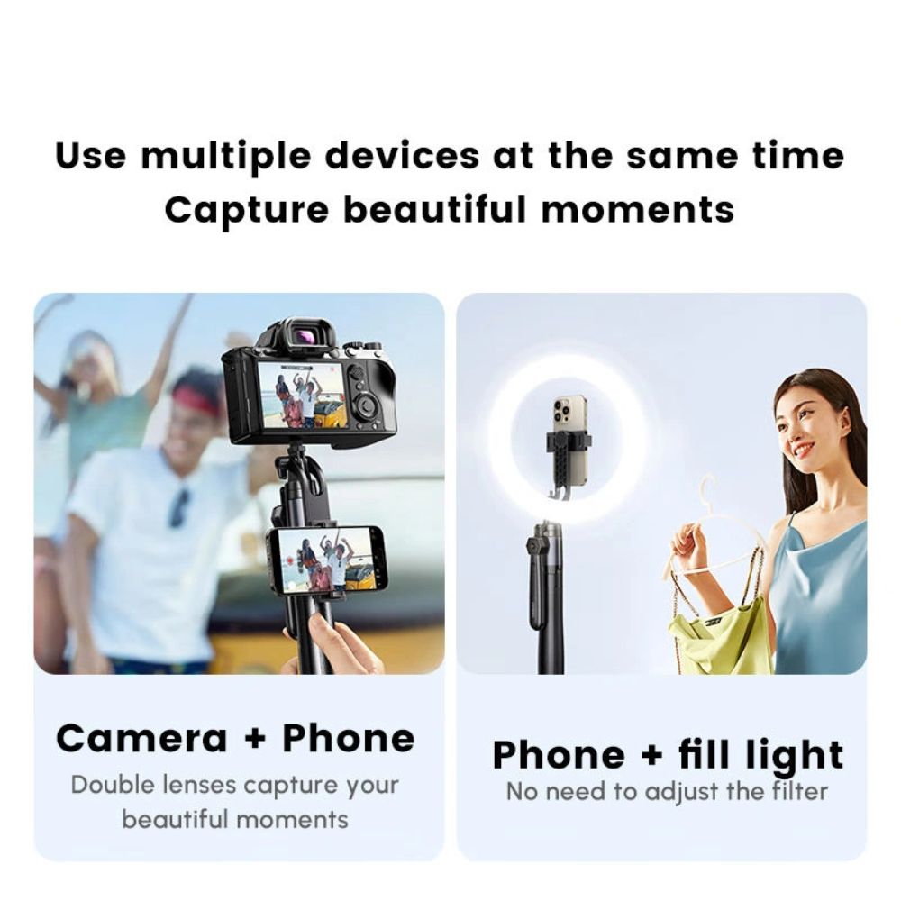 UGREEN 4-Leg Bluetooth Selfie Stick With Tripod Stand