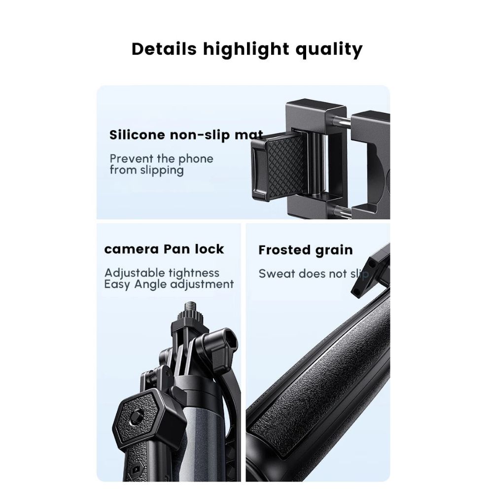 UGREEN 4-Leg Bluetooth Selfie Stick With Tripod Stand