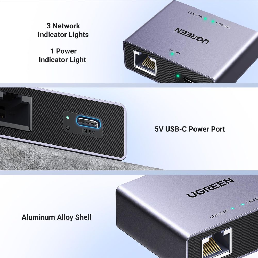 UGREEN 40201 1 x 2 HDMI Amplifier Splitter