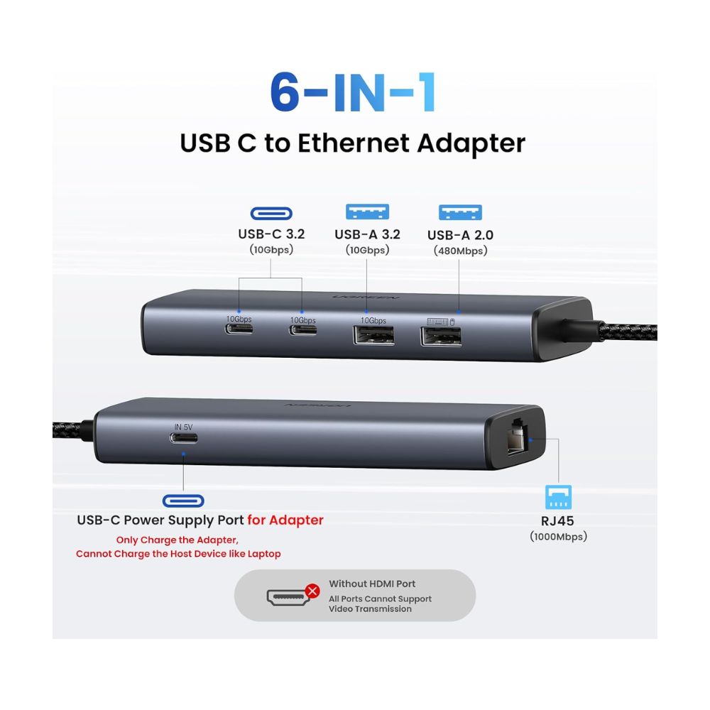 UGREEN 6-in-1 USB-C HUB Docking Station
