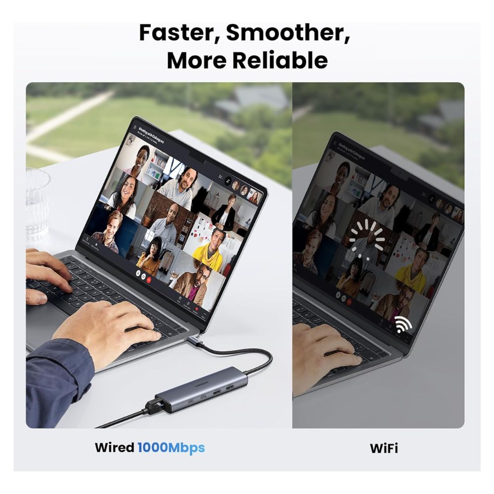 UGREEN 6-in-1 USB-C HUB Docking Station