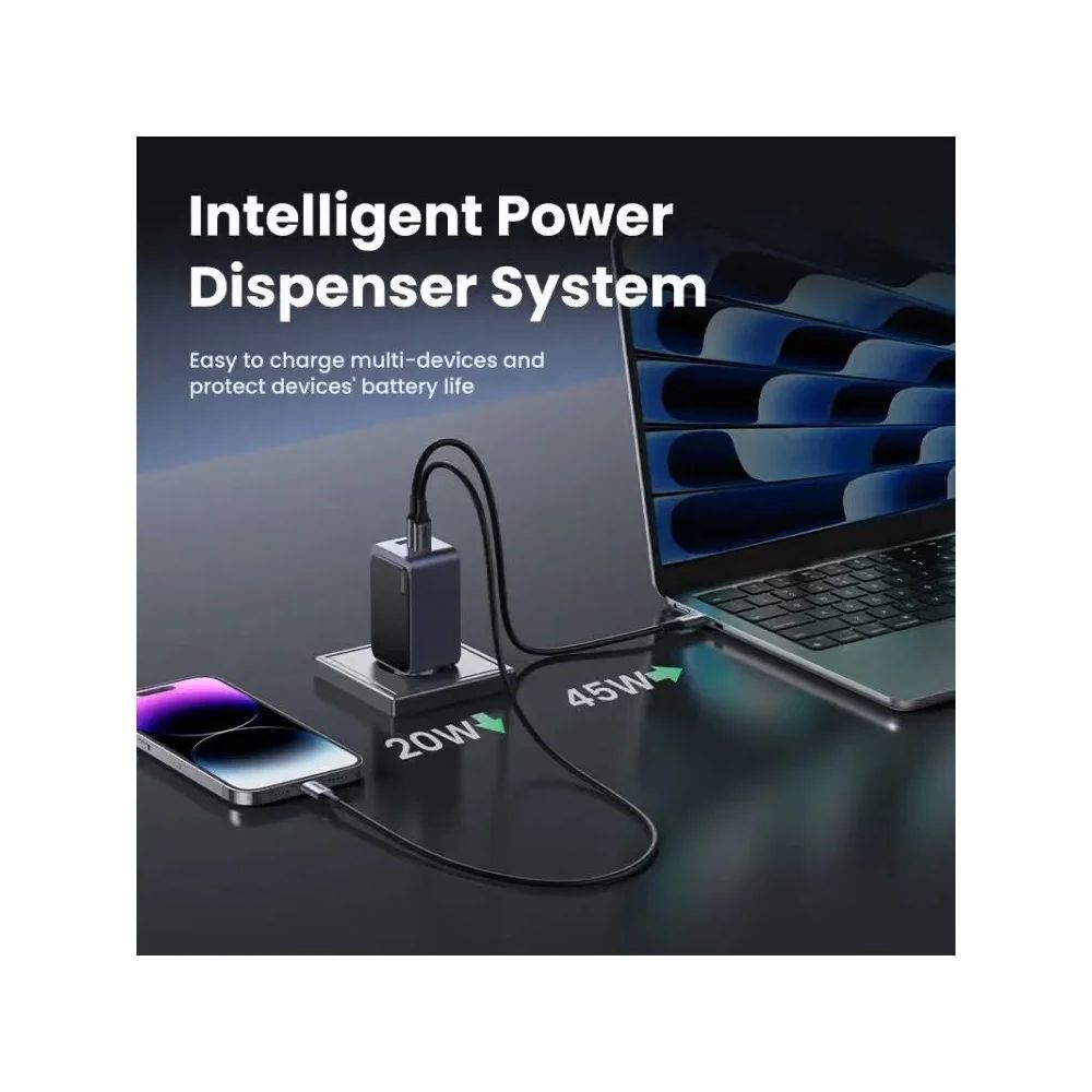 UGREEN 65W GaN Tech Chip Triple Port Charger