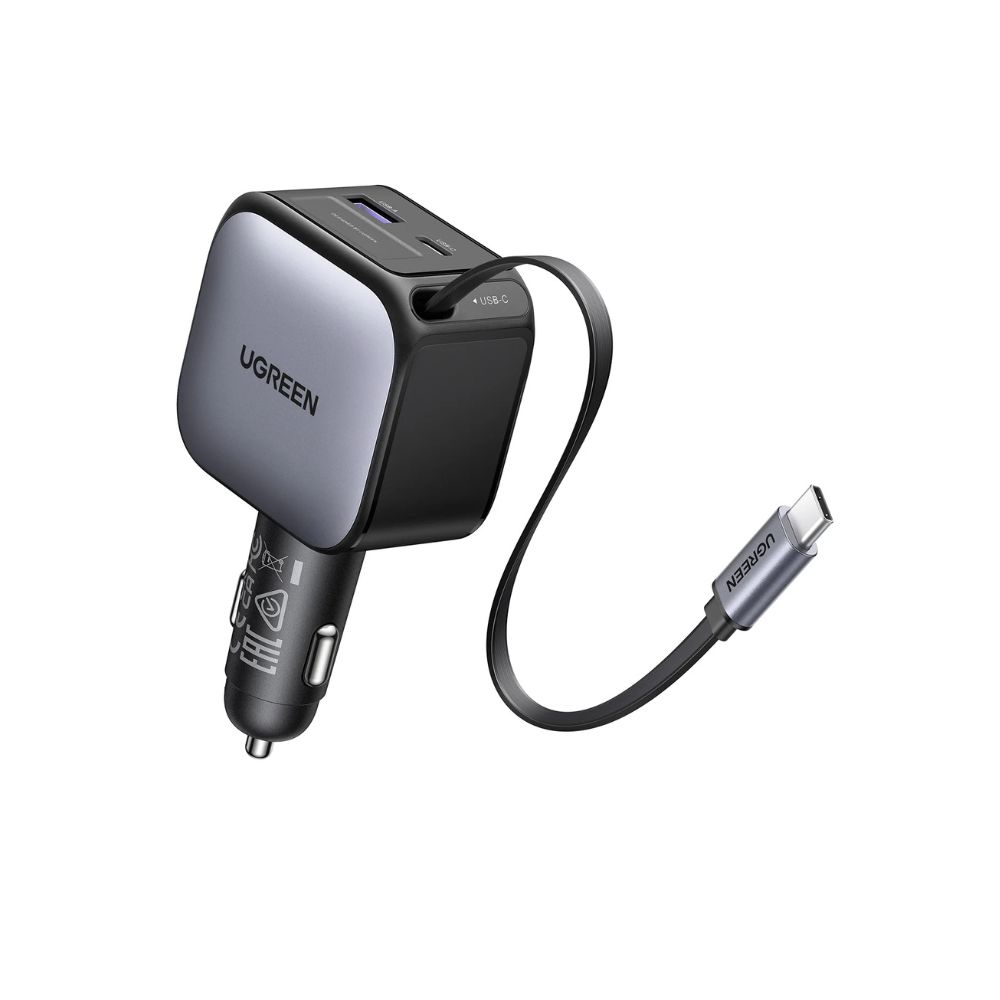 UGREEN 75W 3-Port Fast Car Charger