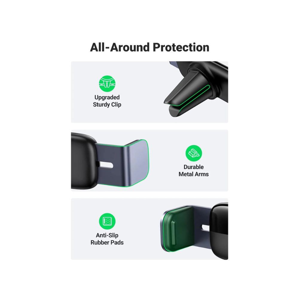 UGREEN Air Vent Car Phone Holder Reliable Stable 360 Rotation