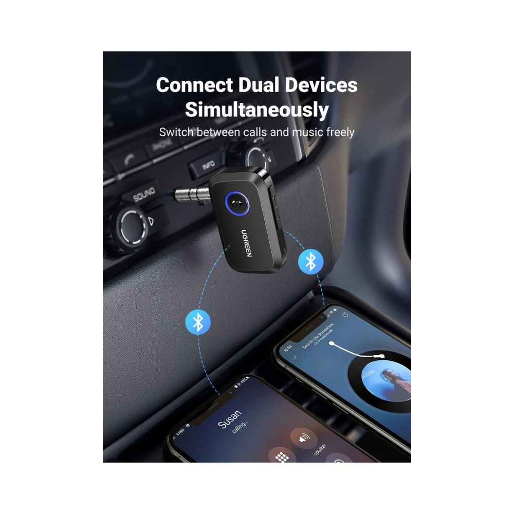 UGREEN Bluetooth 5.3 AUX Audio Receiver Adapter