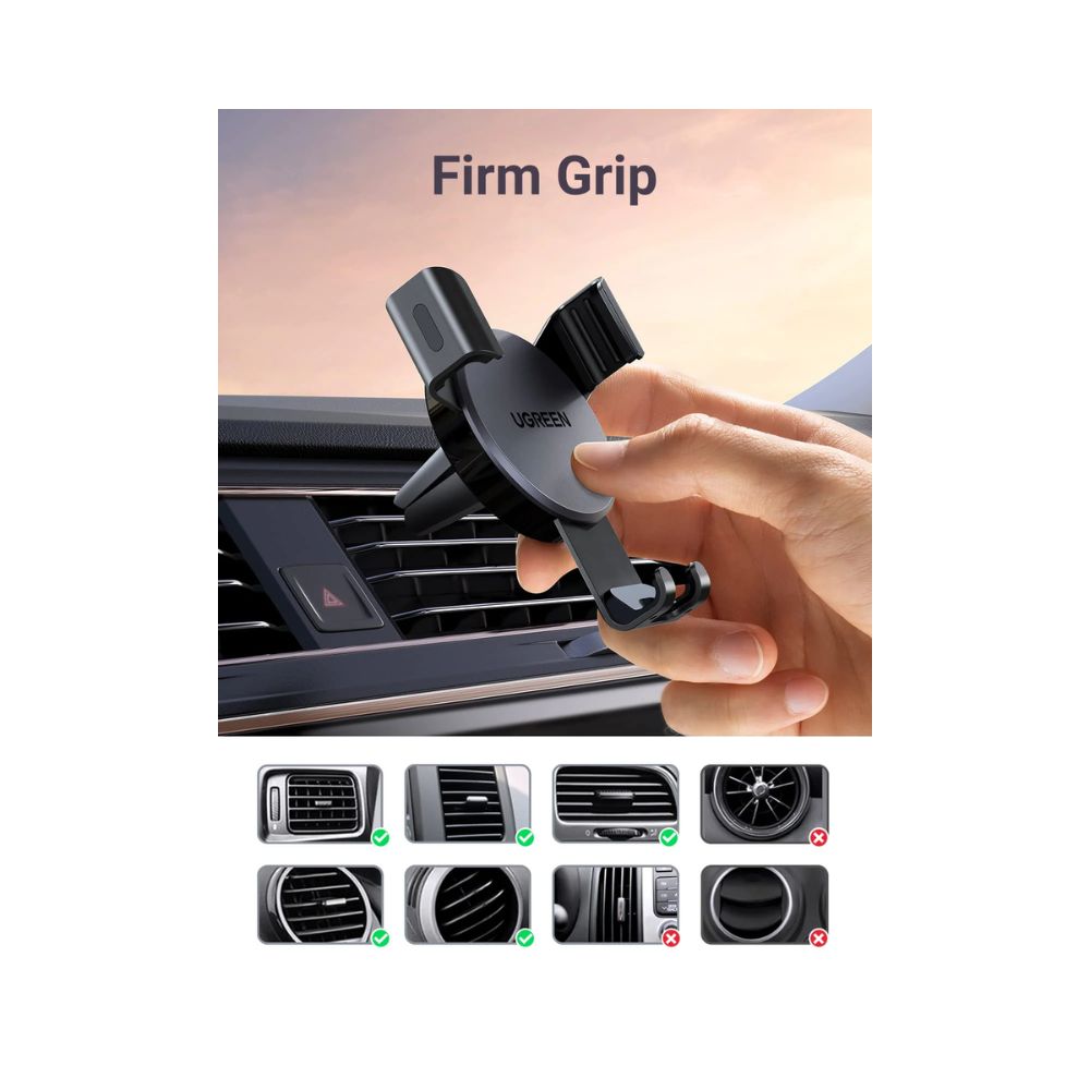 UGREEN Car Vent Phone Mount Air Vent Clip Cell Phone Holder