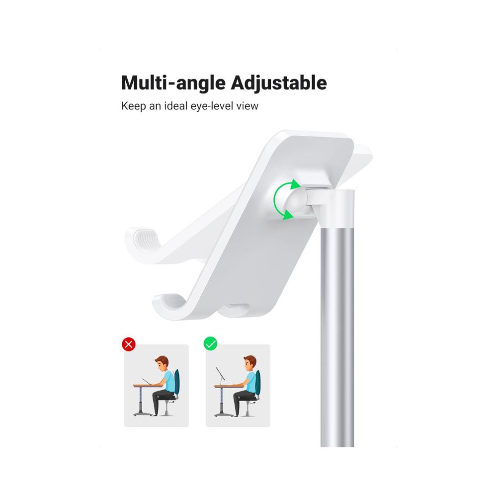 UGREEN Desktop Stand Support Phone and Tablet Up to 7.9 Inch, Adjustable Angle &amp; Stable Base