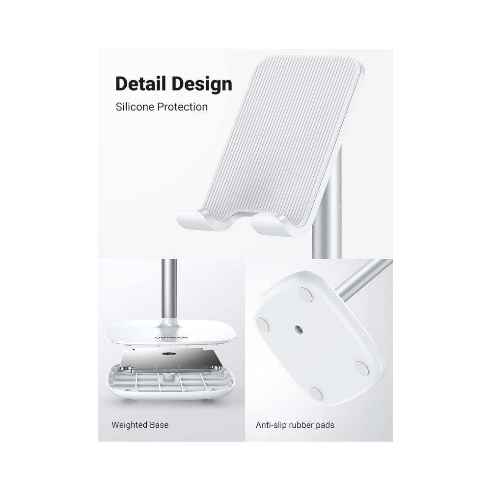 UGREEN Desktop Stand Support Phone and Tablet Up to 7.9 Inch, Adjustable Angle &amp; Stable Base