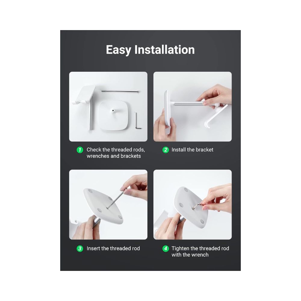 UGREEN Desktop Stand Support Phone and Tablet Up to 7.9 Inch, Adjustable Angle &amp; Stable Base