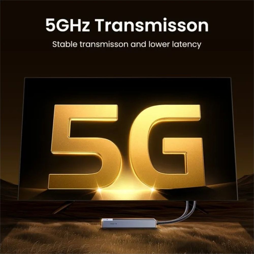 UGREEN HDMI 5G Wireless Extender, 30 Meters Range, HDMI Transmitter &amp; Receiver 1080P@60Hz