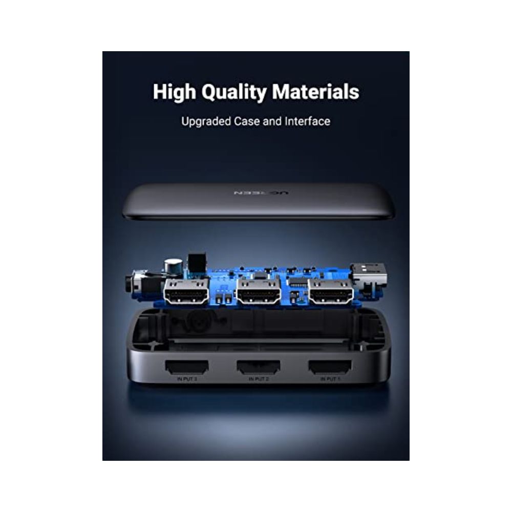 UGREEN HDMI Switch 3 IN 1 OUT HDMI Switcher Splitter
