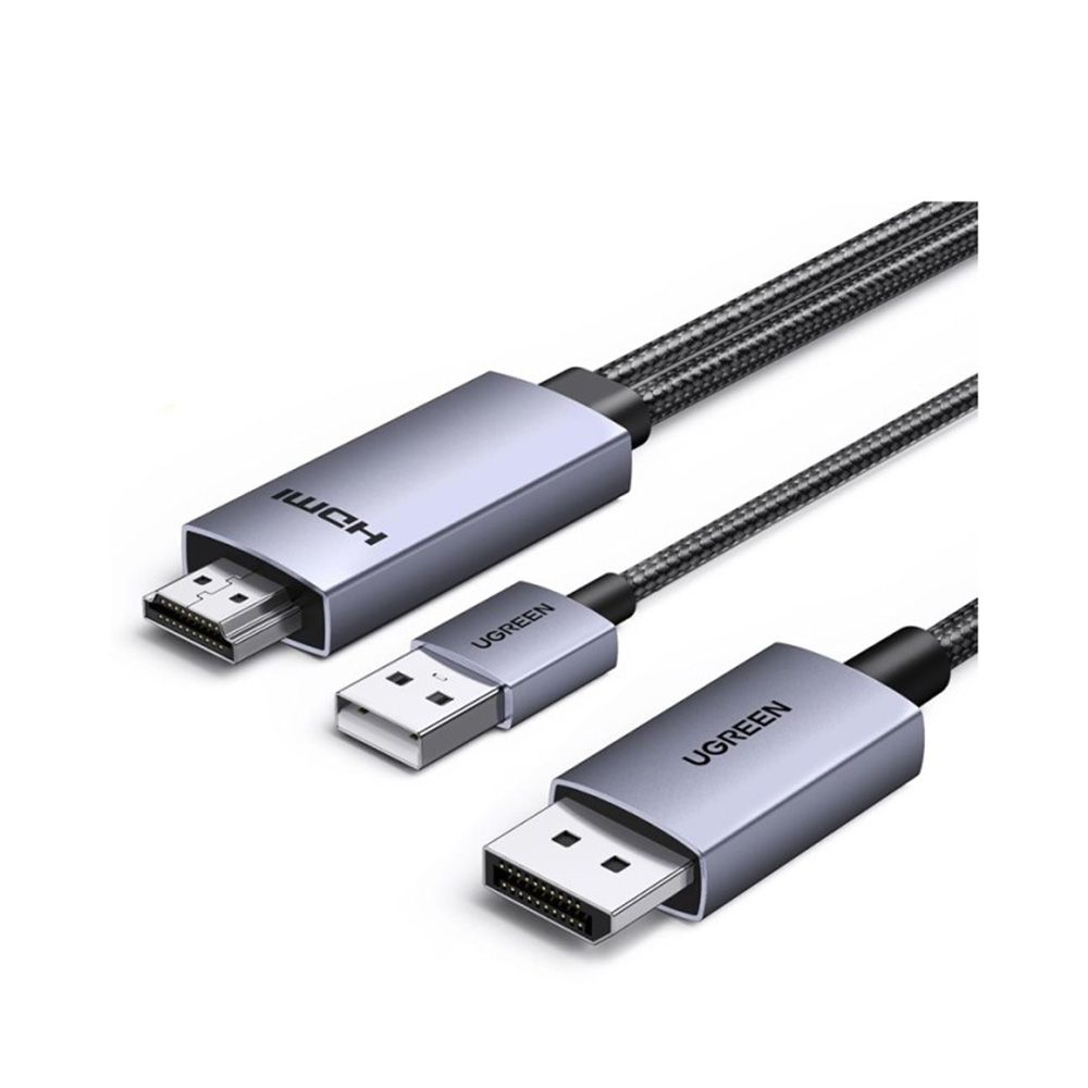 UGREEN HDMI to DisplayPort Cable, 4K@60Hz,1080P@240Hz/120Hz, Fast &amp; Stable Transmission