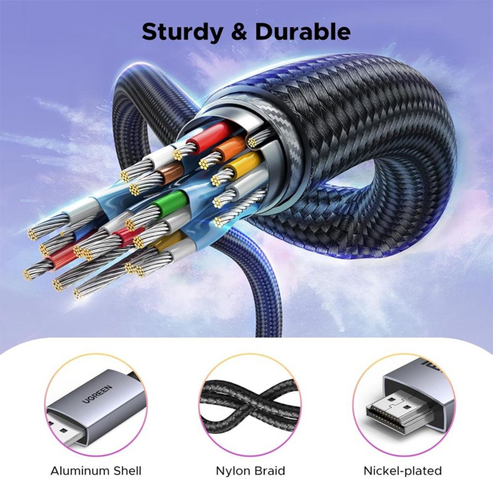 UGREEN HDMI to DisplayPort Cable, 4K@60Hz,1080P@240Hz/120Hz, Fast &amp; Stable Transmission