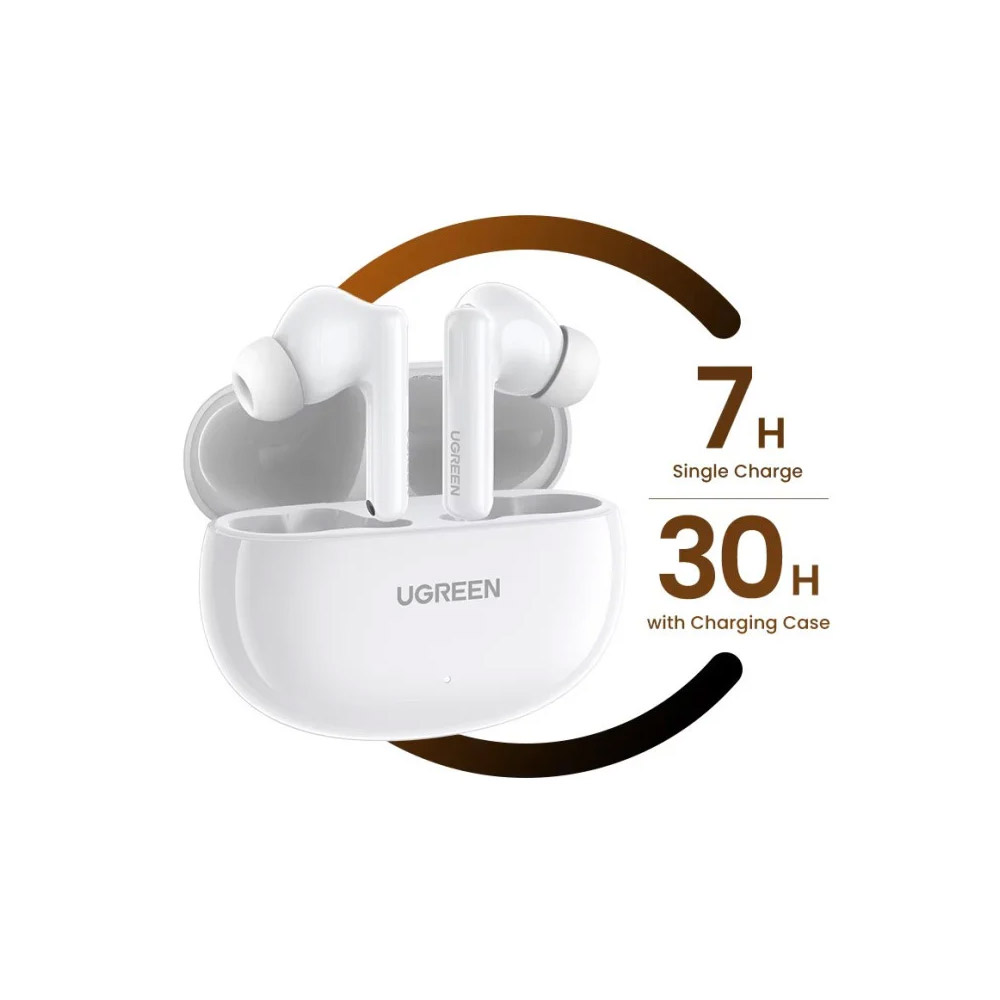 UGREEN HITUNE T6S TWS Hybrid Active Noise Cancellation (ANC) Earbuds – Premium Sound & Noise Cancellation – WS205 45585