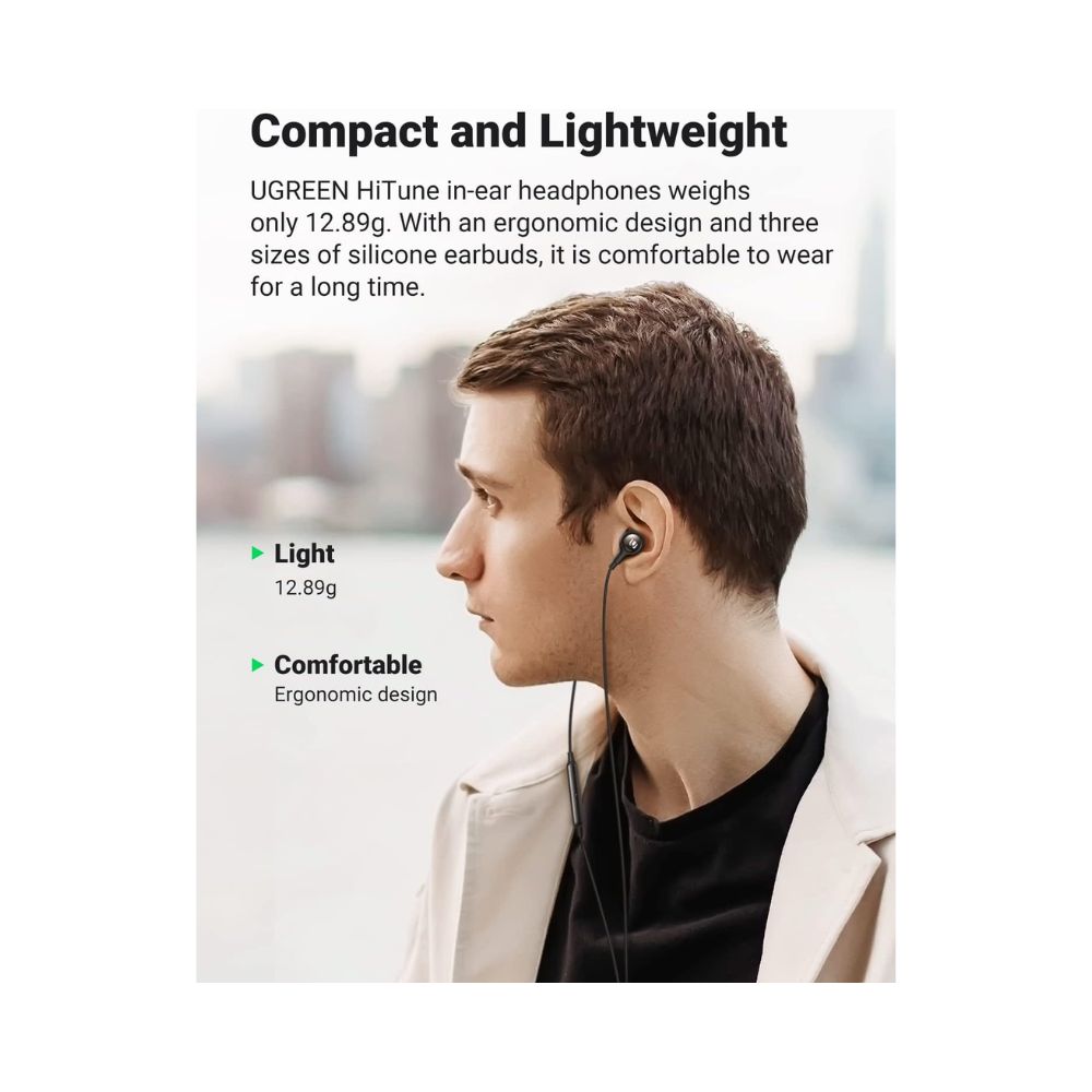 UGREEN In-ear Headphone Wired Earphone 3.5mm
