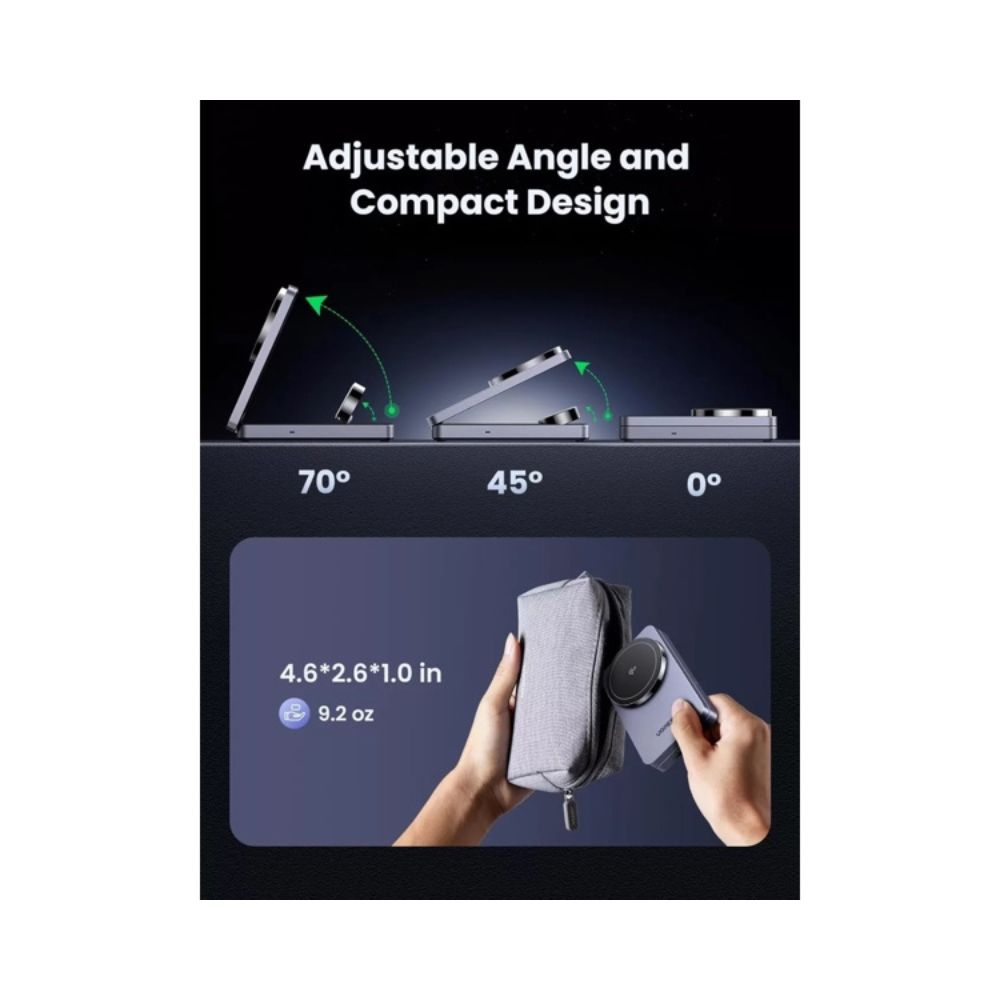 UGREEN MagFlow Qi2 3-in-1 MagSafe Charger