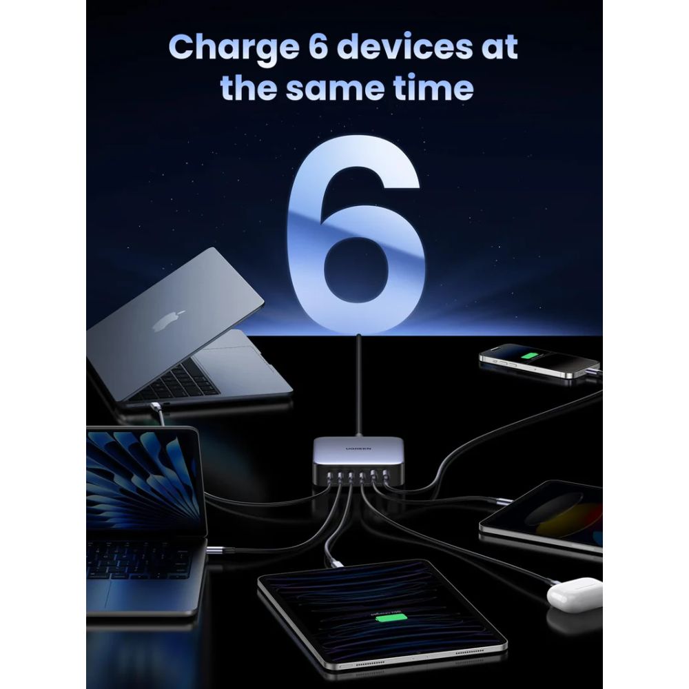 UGREEN Nexode 200W GaN 6-Port Desktop Charger