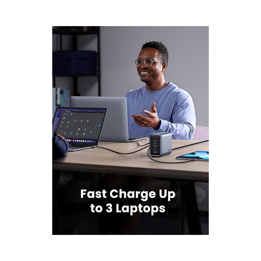 UGREEN Nexode 300W USB C GaN Charger-5 Ports Desktop Charger