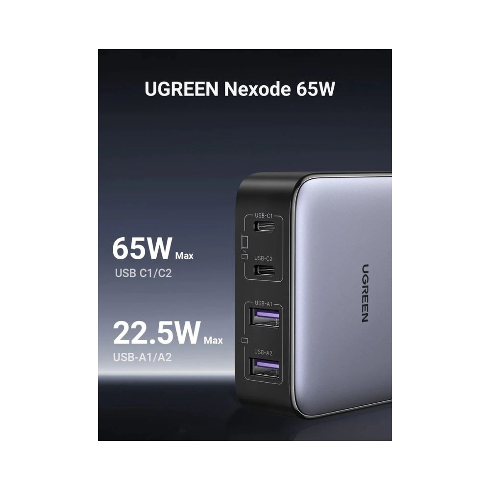 UGREEN Nexode 65W USB C GaN Table Charger
