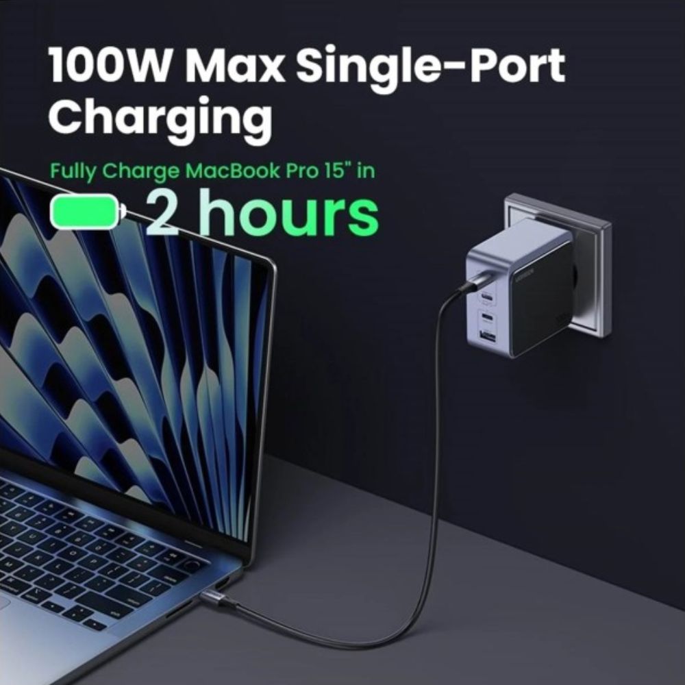 UGREEN Nexode S 100W 4-Port GaN Fast Wall Charger, EU