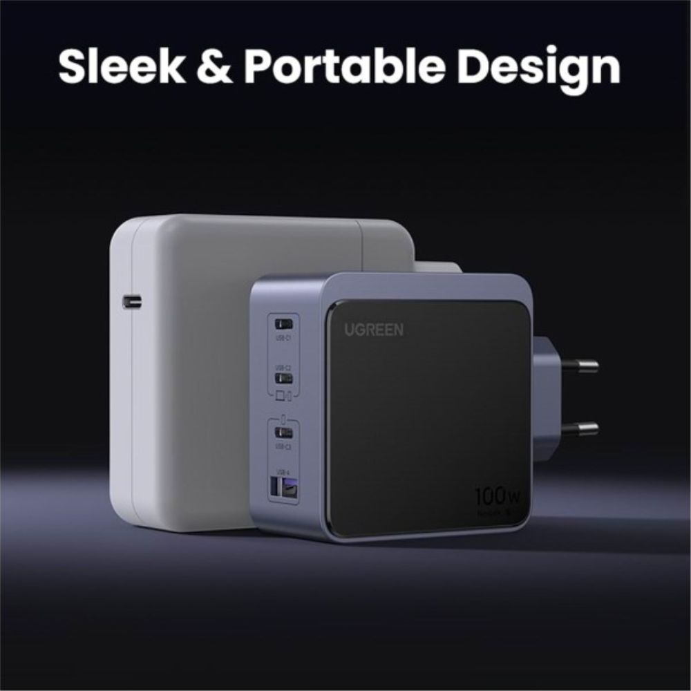 UGREEN Nexode S 100W 4-Port GaN Fast Wall Charger, EU
