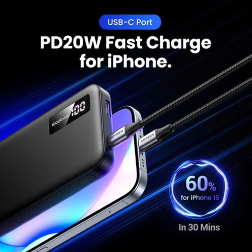 UGREEN PB311 USB-C Power Bank (10,000 mAh)