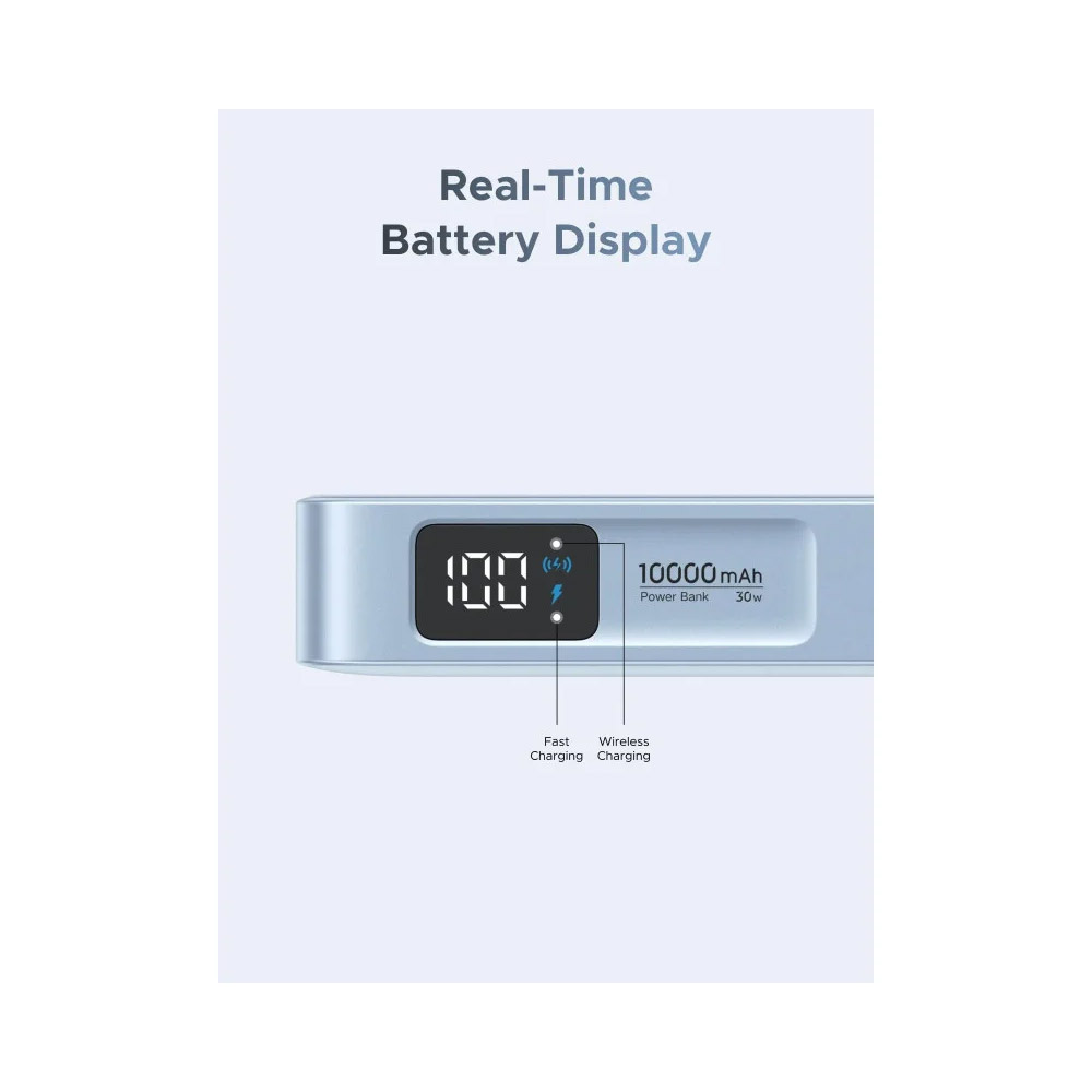 Ugreen – PB773 MagFlow 10000mAh Wireless Power Bank with Qi2 25W Certified Fast Charging & Magnetic MagSafe Compatibility – 65958B
