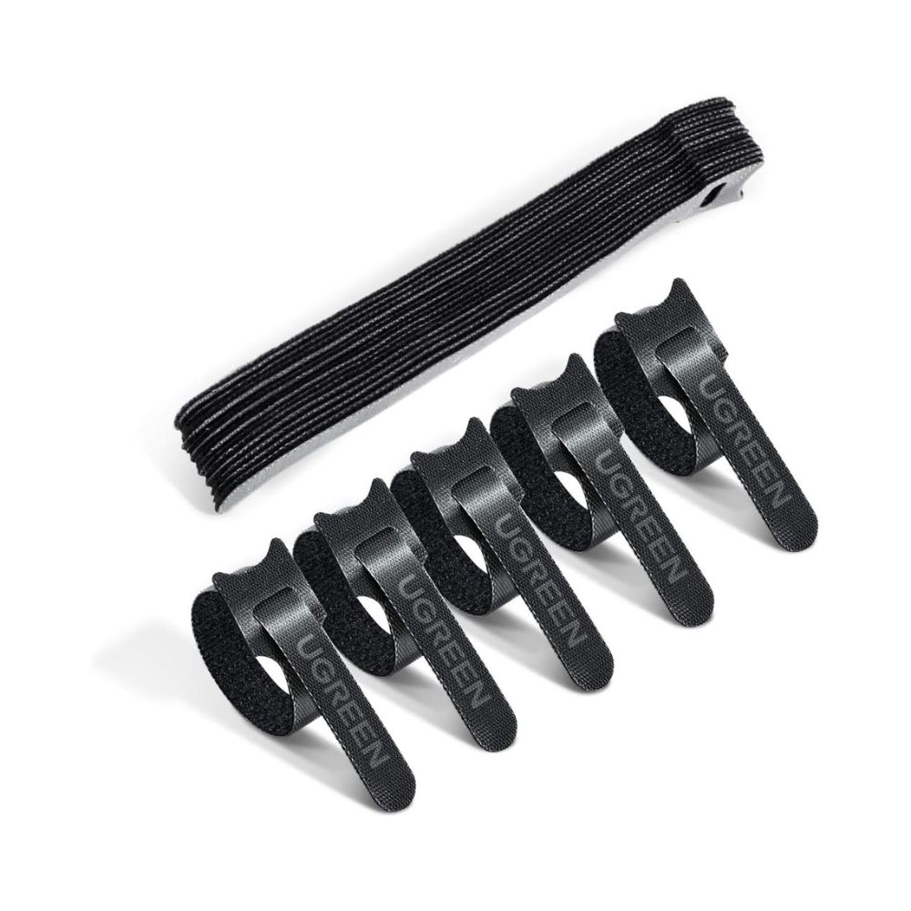 UGREEN Reusable Magic Tie Hook and Loop Small Tape Pack of 20