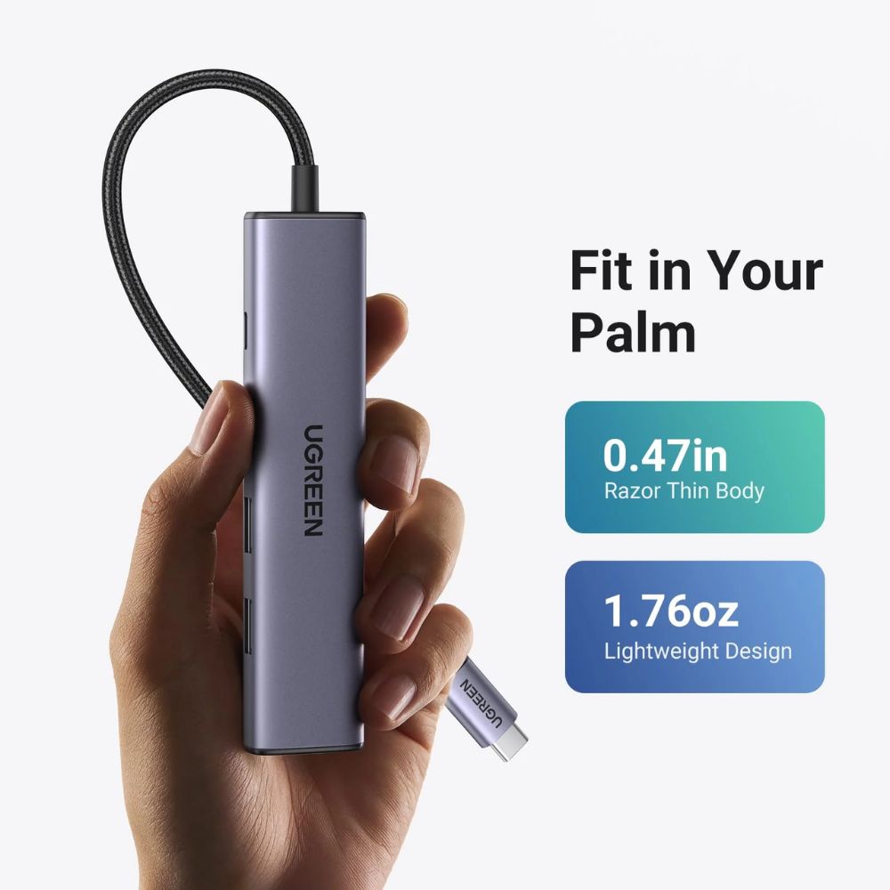 UGREEN Revodok 105 USB C Hub 5 in 1 Multiport Adapter 4K HDMI
