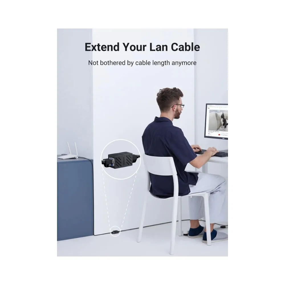 UGREEN RJ45 Ethernet Extender Connector – Female to Female
