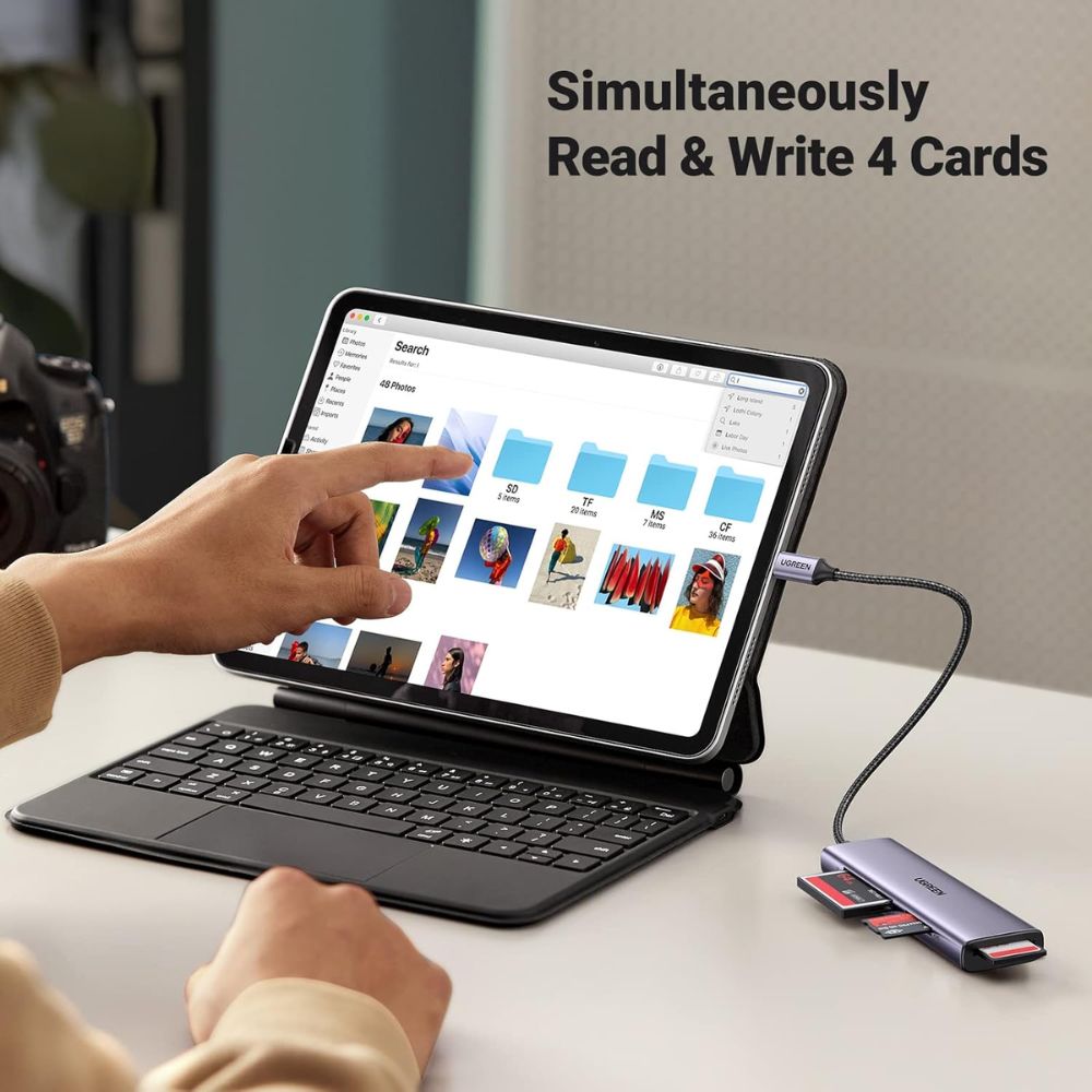 UGREEN SD Card Reader 4-in-1 USB C Memory Card Adapter