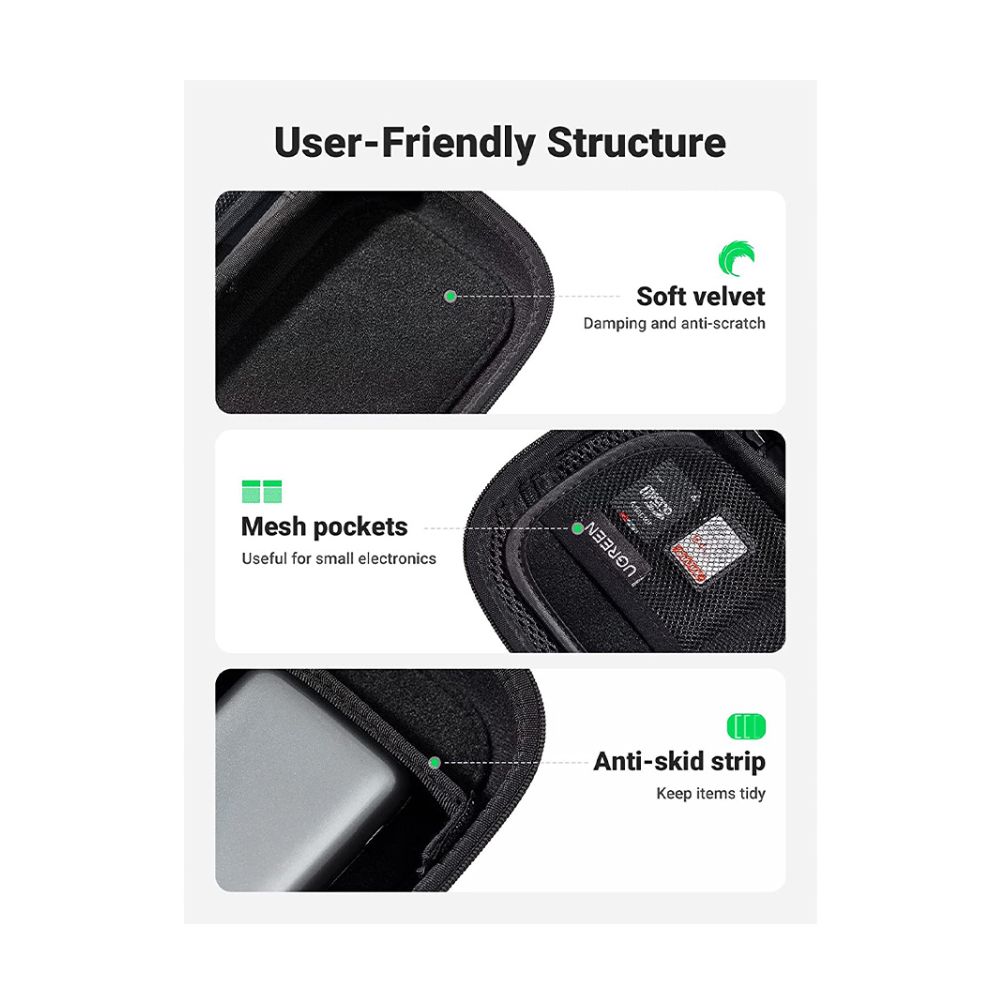 UGREEN Storage Bag Electronic Accessories Pouch