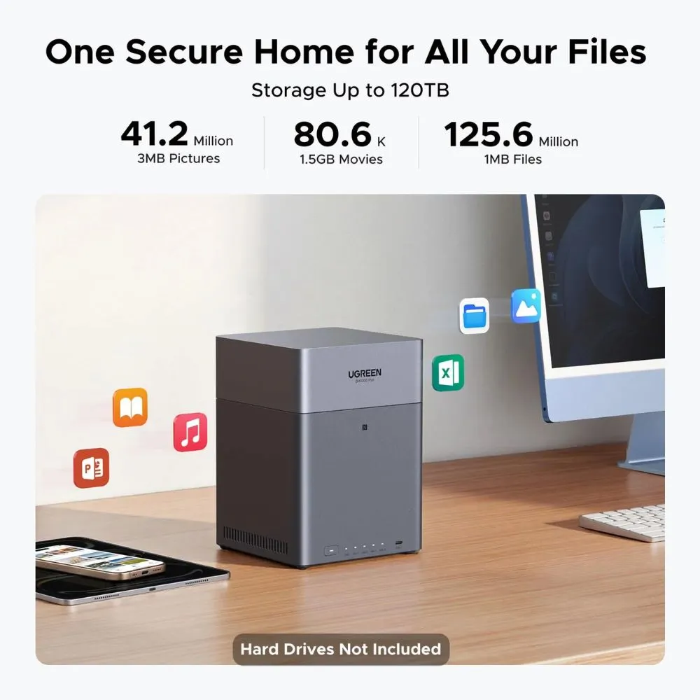 UGREEN Storage Network Attached DH4300 Plus Diskless EU