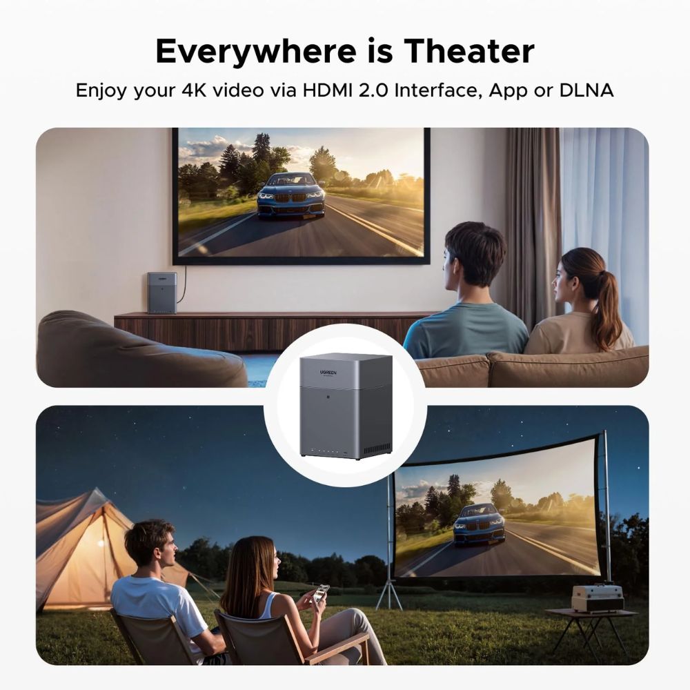 UGREEN Storage Network Attached DH4300 Plus Diskless EU