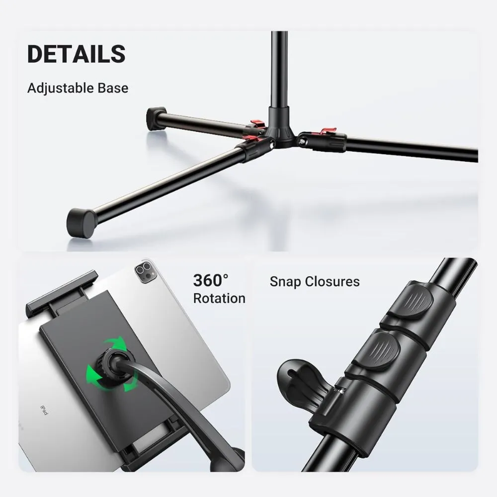 UGREEN Tablet Tripod Stand Floor Holder Mount