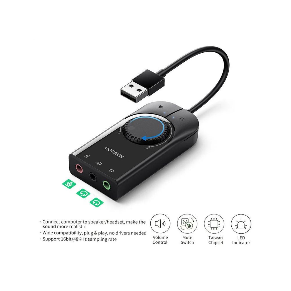 UGREEN USB 7.1 External Stereo Sound Adapter